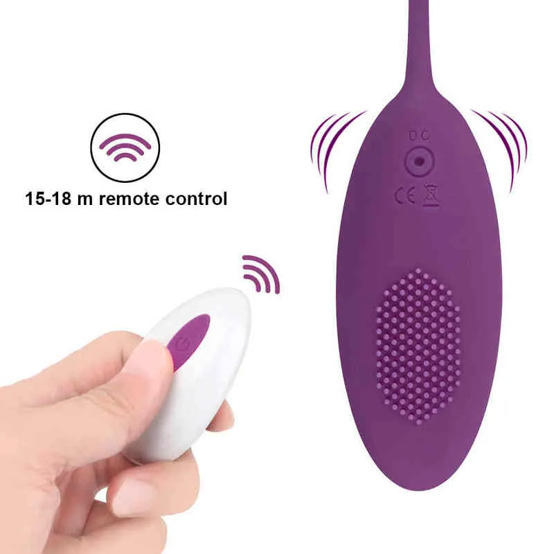 NXY Vibratoren Vagina-Vibrator, springendes Ei, vibrierender Kegelball, Klitoris-Stimulator, Fernbedienung für Frauen, Sexshop, G-Punkt-Massage, 0409
