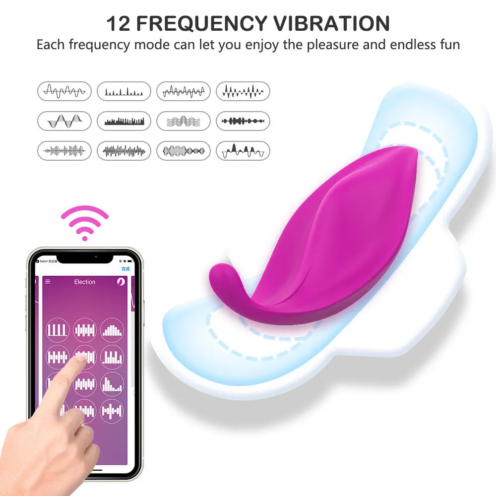Video Interaktiver Höschenvibrator sexy Shop APP-Steuerung Tragbarer Klitorisstimulator Weibliches Masturbationswerkzeug Spielzeug für Frau