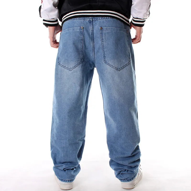 EBAIHUI Männer Plus Größe Jeans Ganzkörperansicht Muster Gedruckt Lose Hip Hop Hosen Männliche Europäische Amerikanische Stil Hip-Hop Trend Denim Hosen