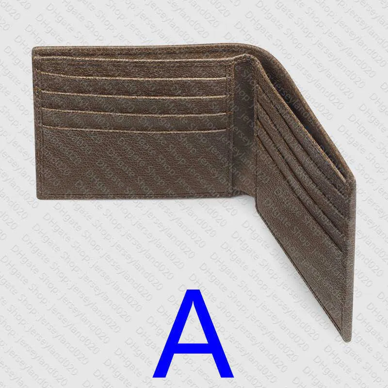 597606 Ophidia Wallet Mens Bi-Flod Canvas Le cuir courte portefeuille Carte Passeport Case Holder 523159224C