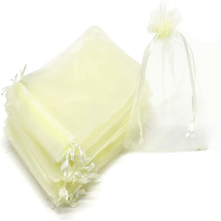 투명한 시폰 오간자 가방 크리스마스 할로윈 결혼식 생일 파티 사탕 선물 상자 보석 포장 가방 CX220423