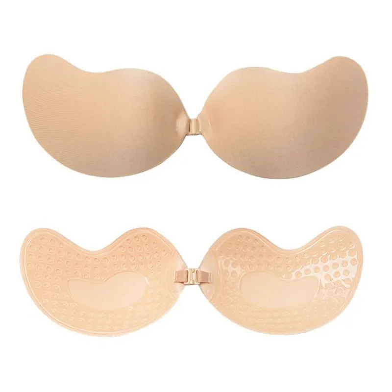 Silikon bröstklistermärken lyfter naken bh självhäftande bh naken osynlig täcke bh pad sexig stropplös bröst kronblad 220514