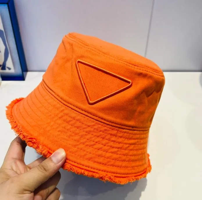 Nuovo cappello della benna del cotone le donne 2022 estate nuovo progettista 3D ricamo nappa cappelli da sole pescatore spiaggia visiera cappelli pieghevole bowler F223g