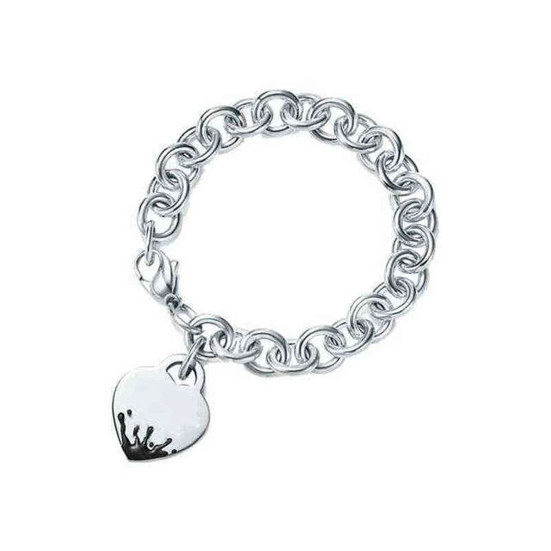 Bracciale braccialetto in argento sterling 925 con gioielli di stilista delle nuove donne G220520265P