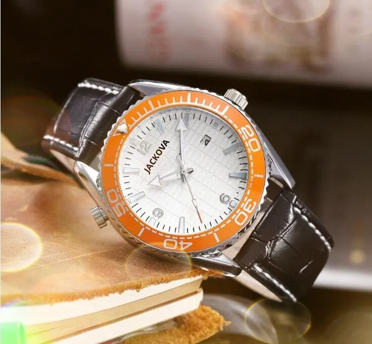 Relogio Masculino Мужские часы-скелетон 40 мм Открытый хронограф с кварцевой батареей Профессиональный часовой дисплей Популярные Wristw229d