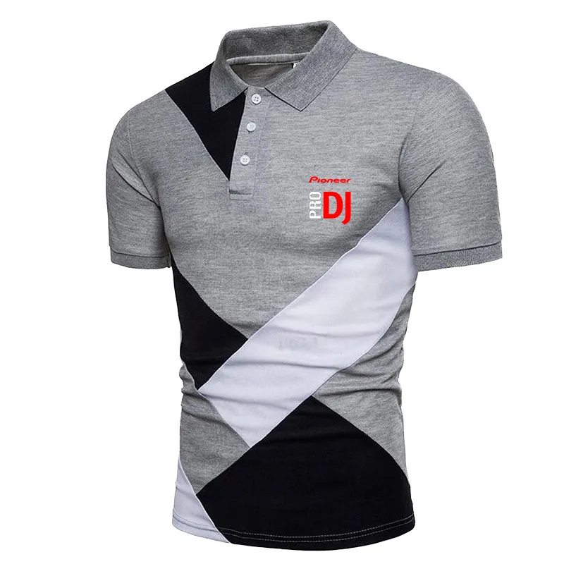 Pioneer PRO DJ Polo Manica Corta Estate Bello Moda Uomo Uomo Top Abbigliamento 220504