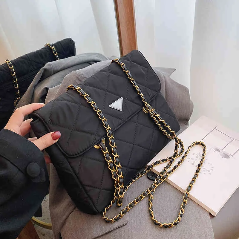 Вышитая нить женская большая сумка Новая цепная слинг одна емкость плеча Messenger Bags_Model2m1m