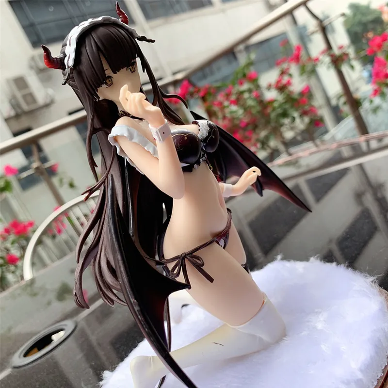 Native Skytube anime Aiko Taya Charm Demon Maid Bikini Swimsuitwear 16 PVC Action Figure Toys Toys Doll Doll Doll 220520