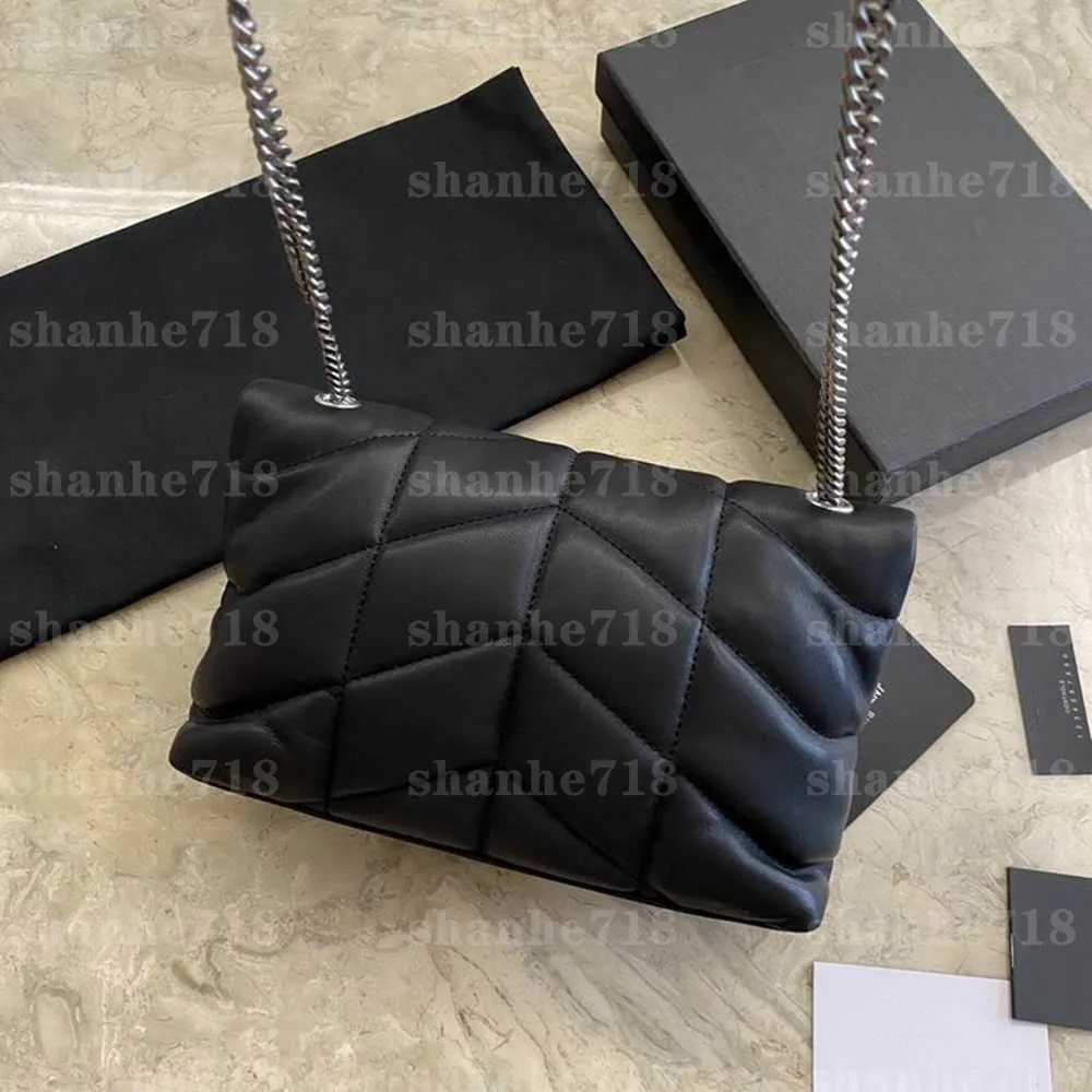 Denim Blue Loulou Puffer Crotghbody Bag Bag Designer Luxury Hand Handbags Bag Messenger Bag Women Lady Flap Purses2582