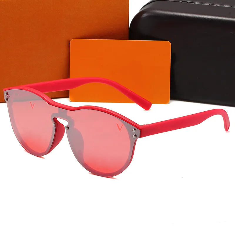 2022 New designer sunglasses Fashion Letter Lens Trend mens sunglasses Outdoor Beach sun glasses for women High Quality326S