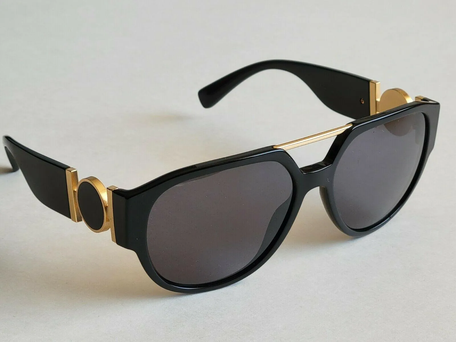 Óculos de sol preto ouro cinza lente geométrica oversized masculino feminino óculos de sol com tags oversize oval feminino luxo moda eye2554