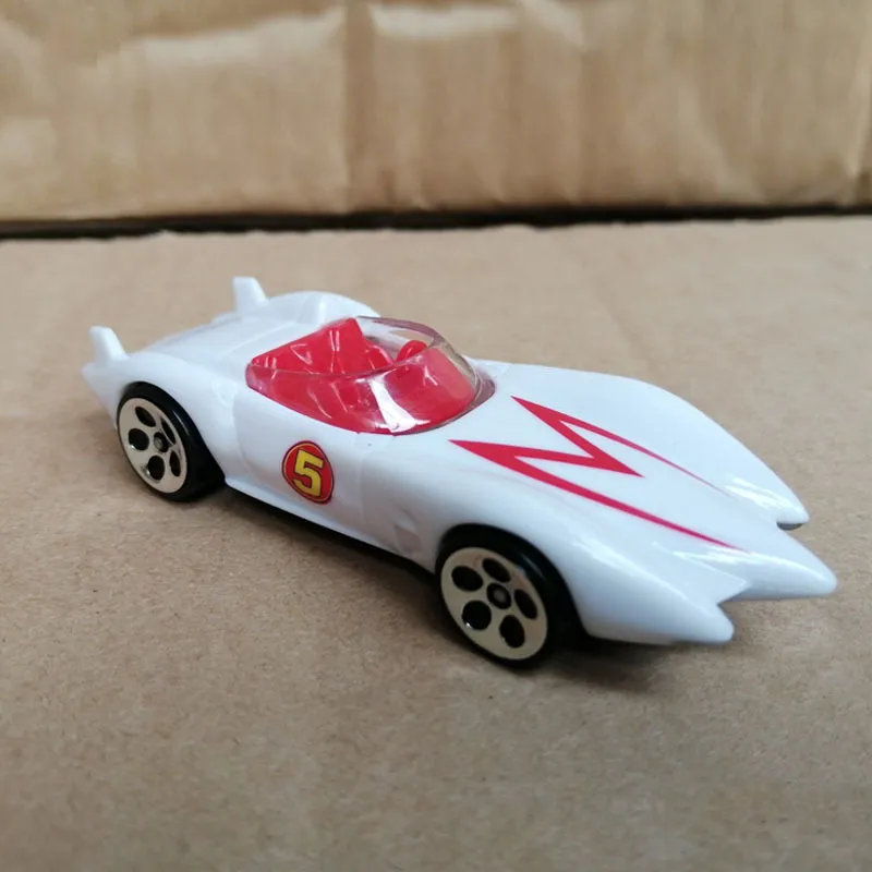 1 64 Scale Sports Car Speed Wheels Racer MACH 5 GO Diecast Model Ca Die Cast Alloy Toy Collectibles Gifts 220608