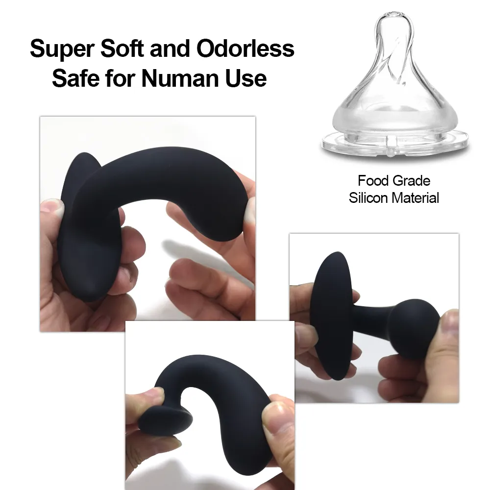 3 силиконовые анальные штекеры тренировочные набор пуль dildo вибраторные штепсель Sexy Toys для женщины мужской простата массажер гей -продукты