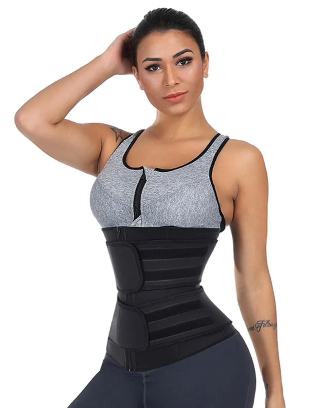 Logo personnalisé hommes femmes Shapers taille formateur ceinture Corset ventre minceur Shapewear taille réglable soutien corps Shapers FY8084 sxjun26