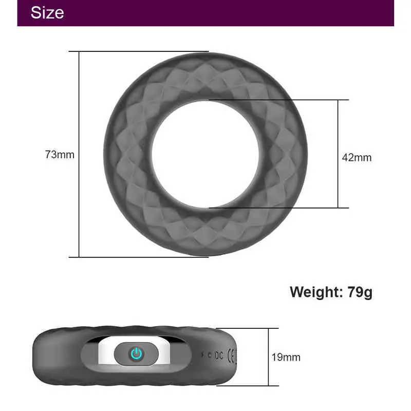 NXY COCKRINGS 커플 섹스 장난감 장난감 장난감 발기 음경 고리 젖꼭지와 질병에 걸린 질 음핵은 마사지 성인 오르가즘 장난감 220505를 자극합니다.