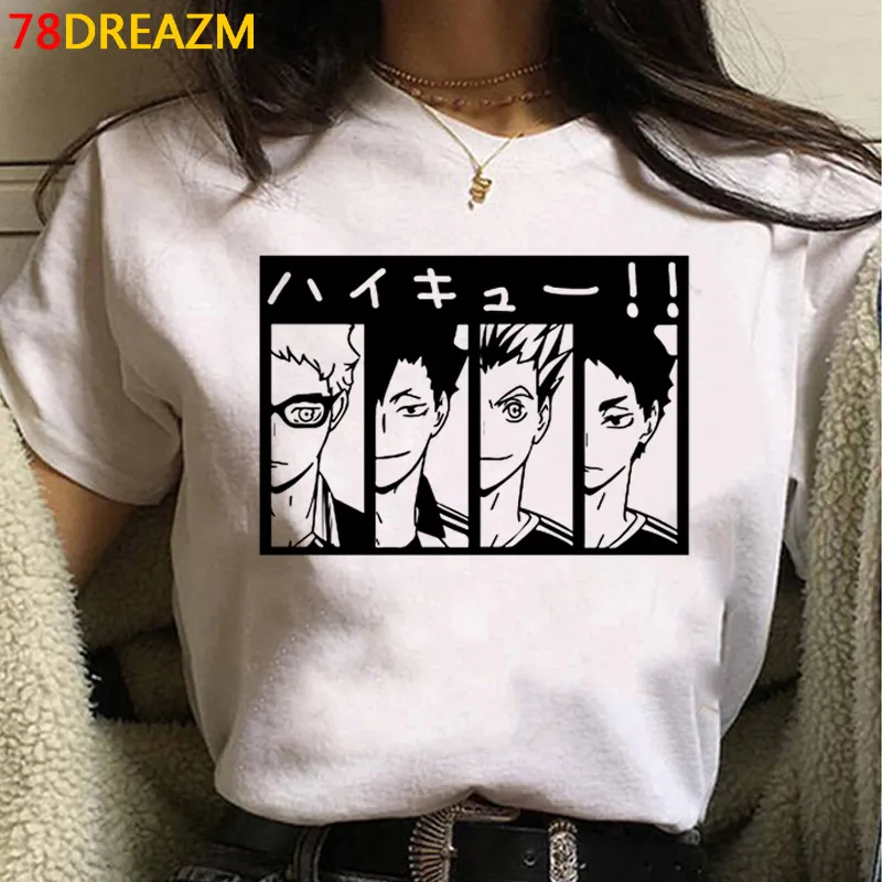 Oya Haikyuu Men T Shirt Kuroo Japanese Anime Bokuto Manga Shoyo Volleyball Creative Tshirt Cartoon Graphic Tees Male 220607