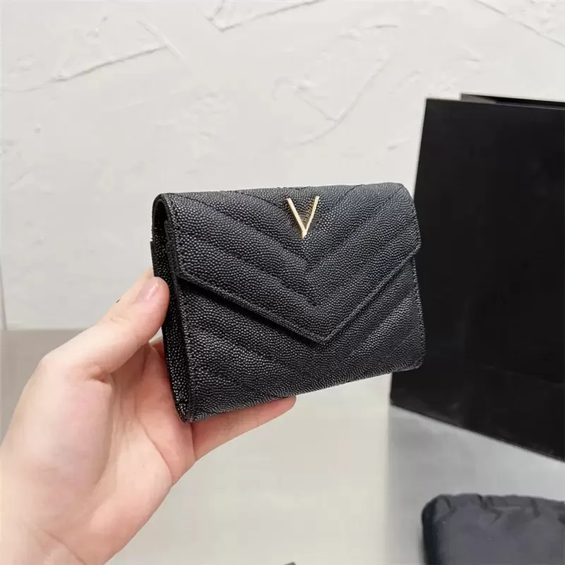 Leder Mode Hand Holding Brieftaschen Luxus Brieftasche für Frauenbaus und Halter Luxus Designer3043