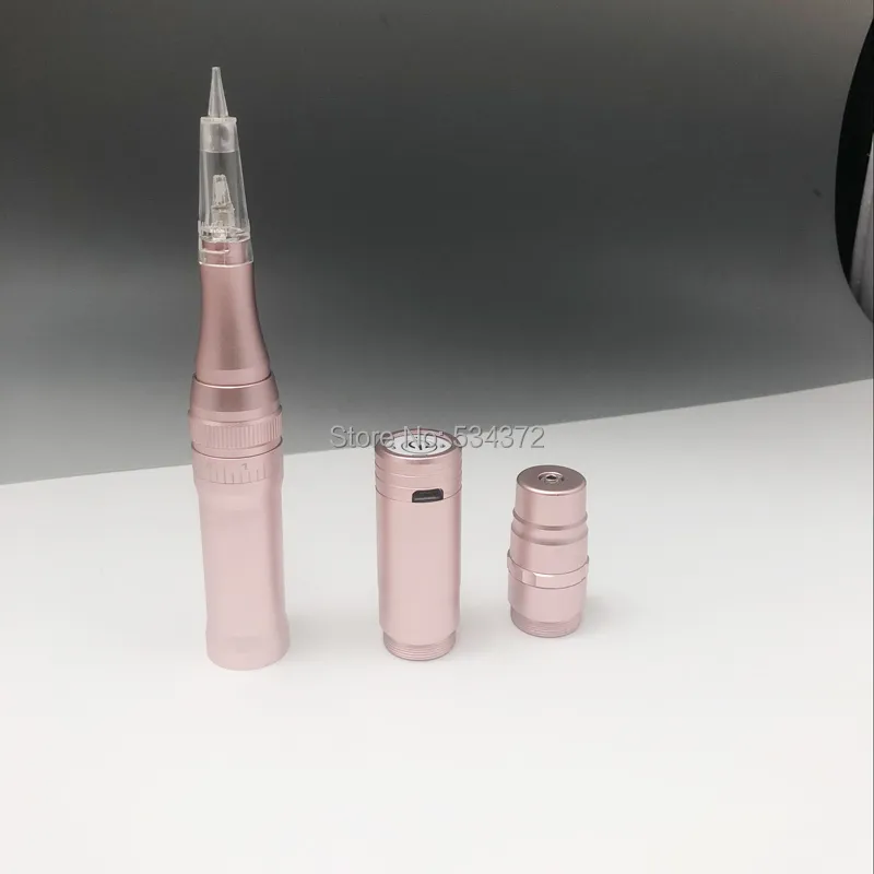 Rose Gold Professional Wireless Permanent Makeup Machine Pen schoonheid Wenkbrauw Tattoo 220609