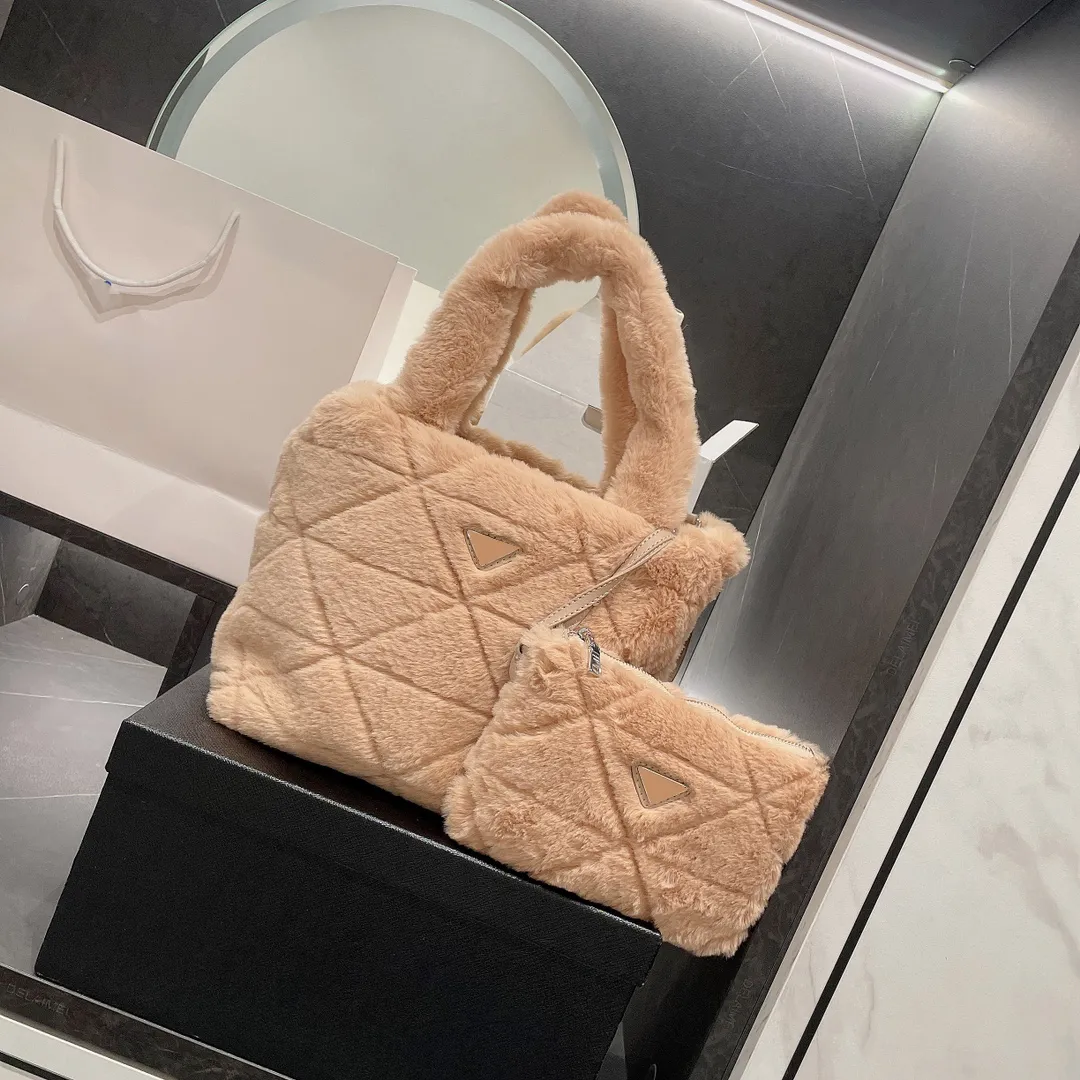 Ladies Luxury Designer Two-piece Suit Shoulder Bag Belt High Capacity Handbag Fashion Wallet