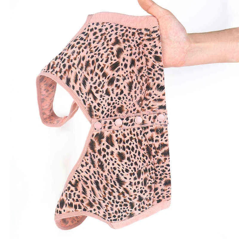 2 peças 2022 New Leopard Bra Cotton Women Underwear
