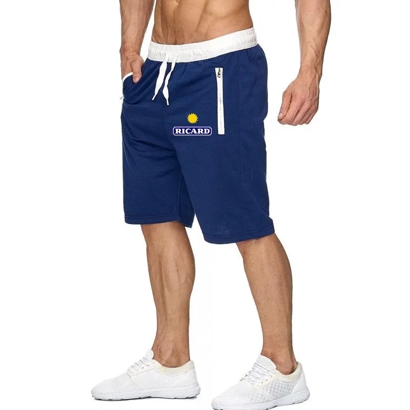 Ricard Running Sports Cotton Printed Slimfit Casual Summer Mens träning Gym Fitness Shorts 220617
