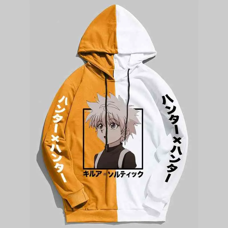 Hunter x Killua Zoldyck Mens Hoodies Autumn Winter Boys Girls Sweatshirts Fashion Eye Anime Cosplay Hoodie