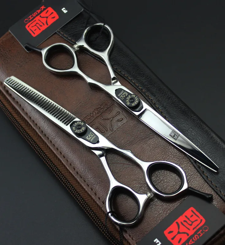 Professionele 6 inch haarschaar Salon Kappers Kappers Snijden Dunning Styling Tool 220317