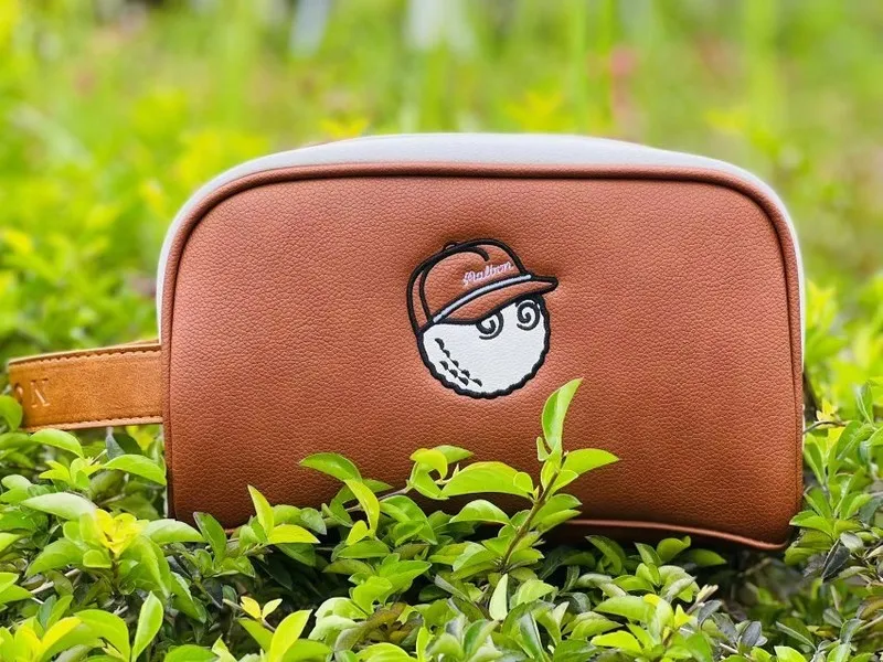 Malbon Golf Clothing Bag Organizer Double Zipper High Quality PU Clutch