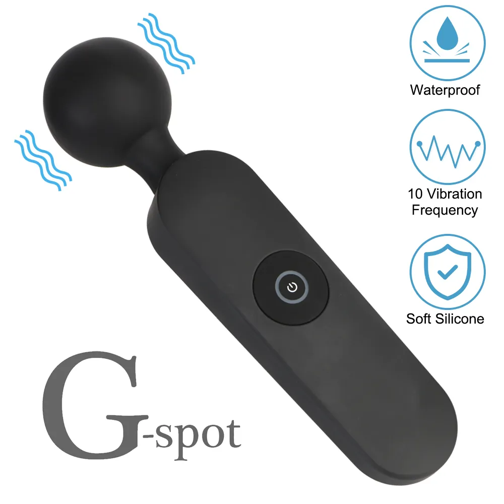 10 Speed G Spot Massager Magic Wand Vibrator AV Stick Adult Products Clitoris Stimulator sexy Toys for Women
