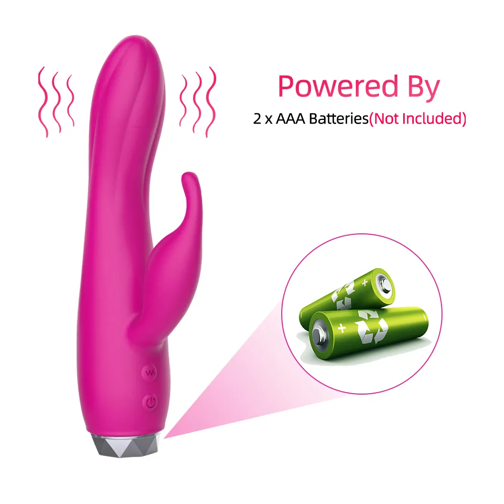 Giocattoli sexy le donne Impermeabile punto G Coniglio doppio vibratore vibratore stimolazione del clitoride Orgasmo femminile masturbatore vaginale