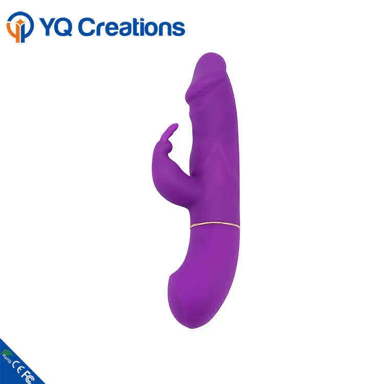 NXY wibratory 4 wibrujące wymienne G Spot Clitoris Wand Masaż Wibrator Sex Toy dla kobiet 0411
