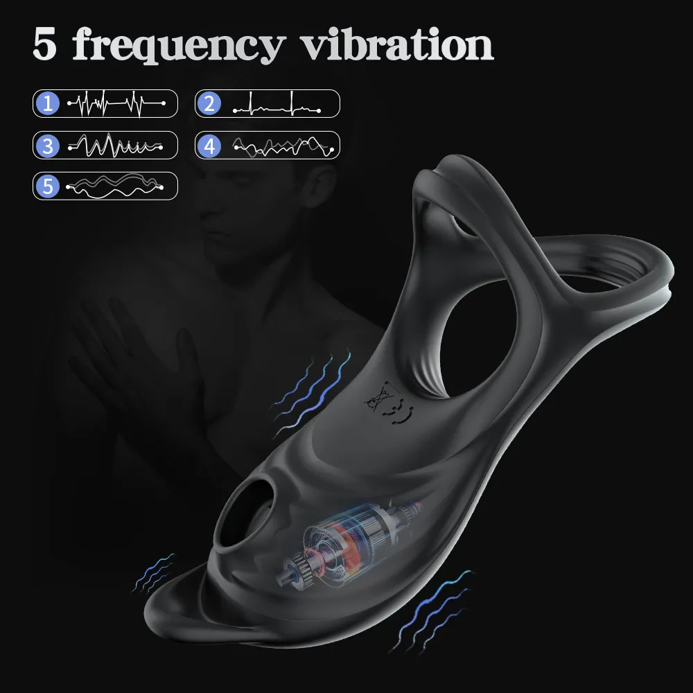 Remote Control Cock Ring Sucking Vibrating Penis For Couple G-spot Clitoris Stimulation Delayed Ejaculation Adult sexy Toys