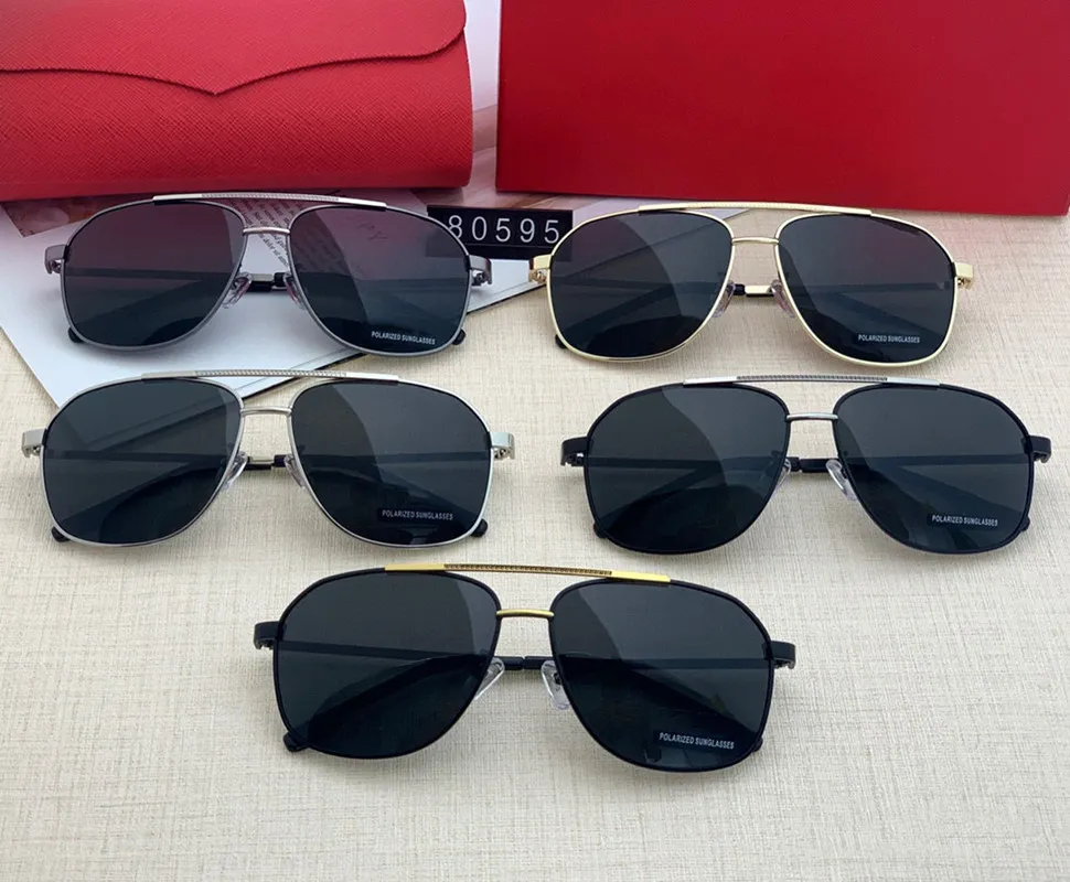 Роскошный дизайнерский бренд, поляризованные солнцезащитные очки, модные женские мужские солнцезащитные очки, защита от ультрафиолета, мужские очки, женские очки с футляром a2154