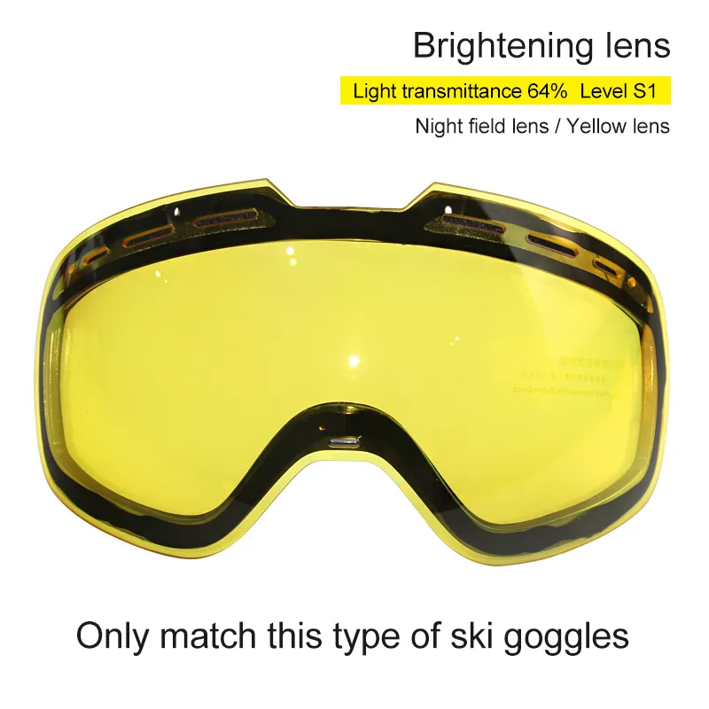 نظارات تزلج مغناطيسية من Mosodo بمغناطيس للثلج ومضادة للضباب نظارات تزلج ثلجية كبيرة كروية في فصل الشتاء نظارات تزلج مضيئة لين 220704