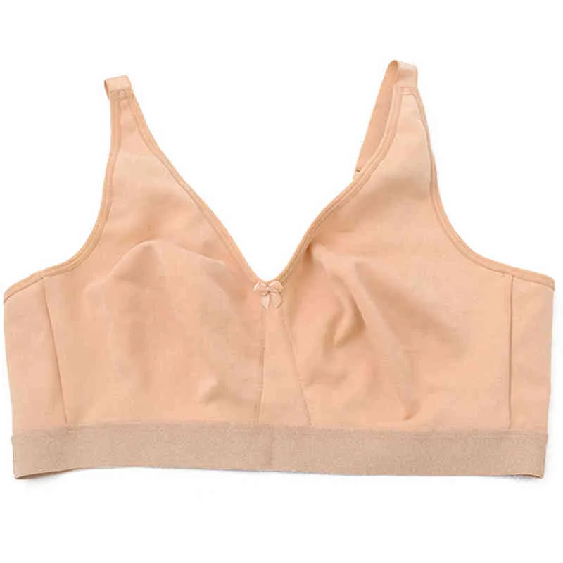 Intimo da donna senza ferretto Minimizer Reggiseno in cotone Taglie forti Reggiseni da donna ultrasottili a coppa grande Taglia grande A B C D E F G H I T220726