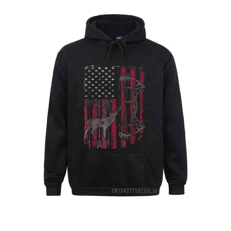 American Flag Deer Bow Hunting Patriotic Distressed T-Shirt__97A98 Printed On Summer Fall Mens Hoodies Clothes Funny Long Sleeve Sweatshirts American Flag Deer Bow Hunting Patriotic Distressed T-Shirt__97A98black
