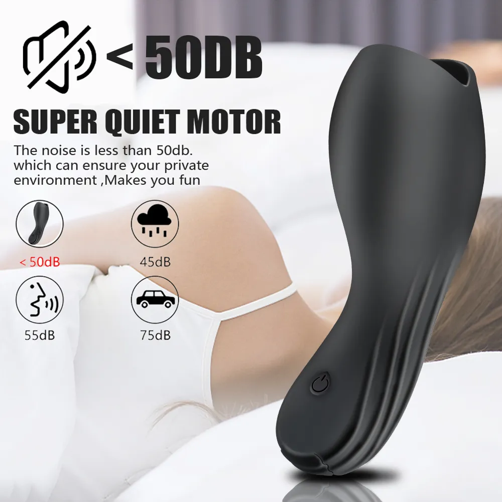 OLO Cock Trainer Ring Cockring Delayed Ejaculation 10 Modes Penis Massager Male Masturbation Glans Vibrator sexy Toys for Men