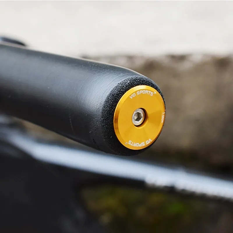 جديد Universal Bike Handlebar End Plug Slider Bicycle Hispbar نهاي