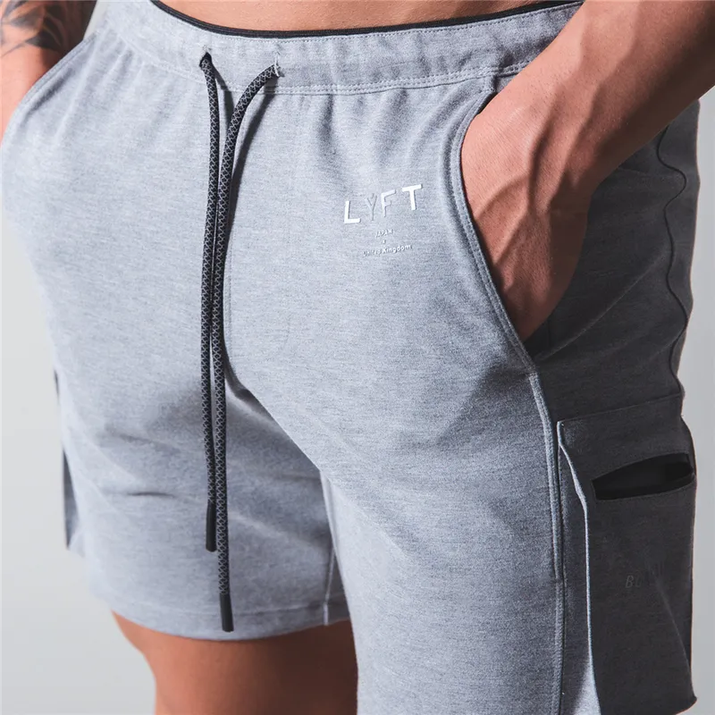 Short de course d'été pour hommes, taille élastique, avec lettres imprimées, pour Jogging, Gym, Fitness, entraînement à séchage rapide, pantalons décontractés, 220614