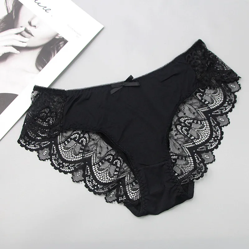 Sexy Womens L XL XXL XXXL XXXXL Panties Lntimates Underwear Calcinhas Seamless Plus Size Shorts Lady Flower Briefs 220425