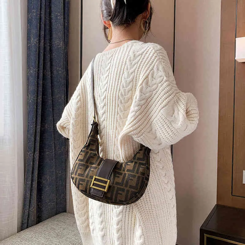 48% OFF 2022 high quality new fashion trendy bags club saddle versatile armpit Single Shoulder Messenger Canvas women's