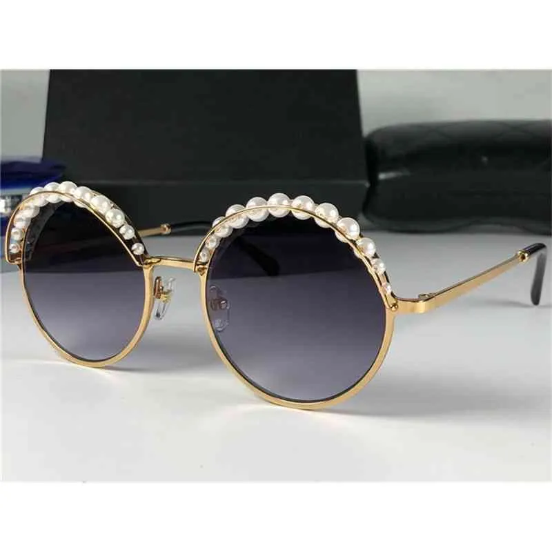 High quality fashionable sunglasses 10% OFF Luxury Designer New Men's and Women's Sunglasses 20% Off Fashion Version Hot pearl round same