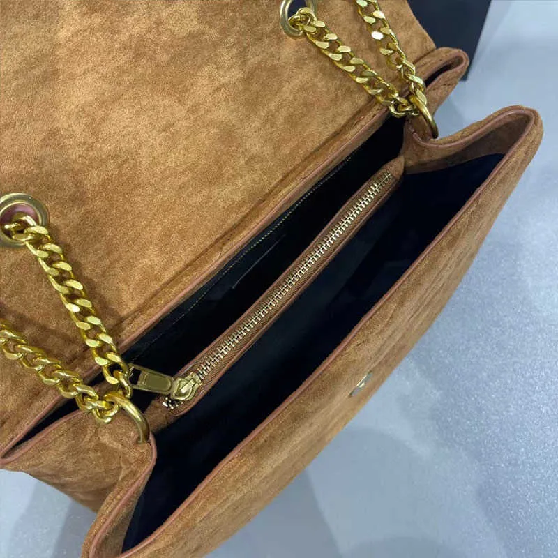 Women Classic Niki Flap Crossbody Bag Cashmere Frosted Leather Fashion Messenger Shoulder Bags Golden Letter Chain High Quality Handbags Purse