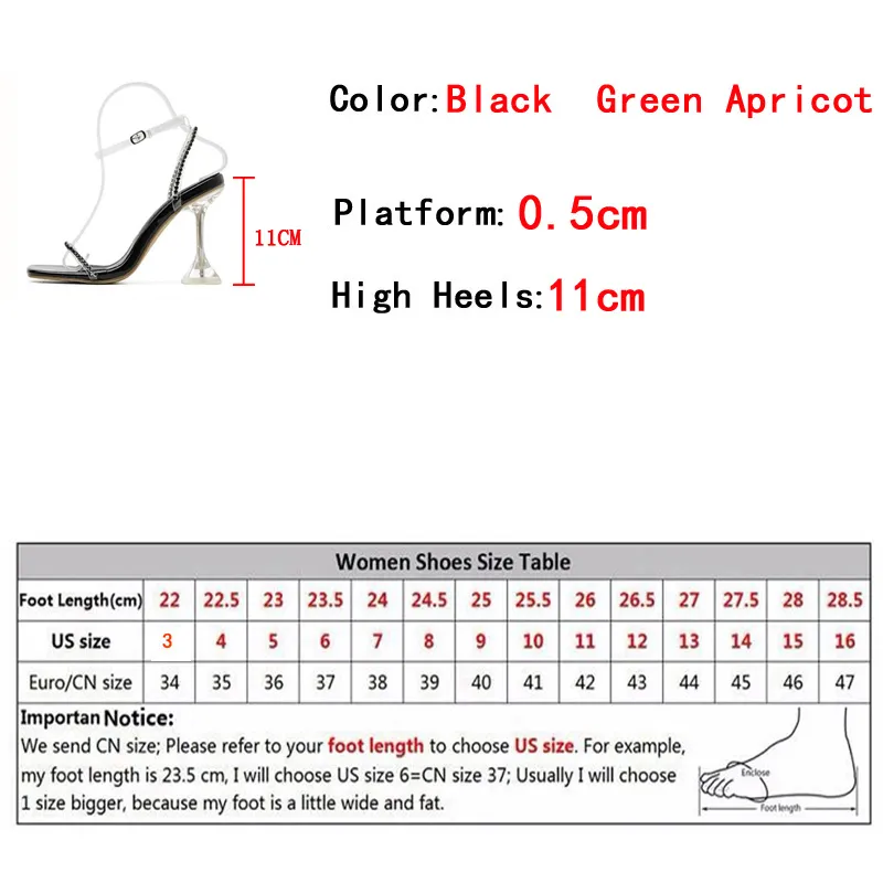 Transparent High Heels Sandals Women Sexy Open Toe Clear Heel Fashion Crystal Ankle Strap Ladies Nightclub Stripper Shoes Pumps 220517