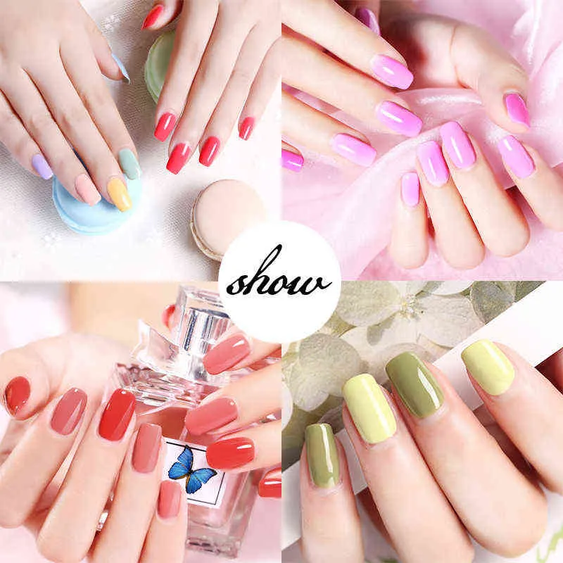 Nail Gel Toy Limegirl Polish Set All For Manicure Semi Permanent Vernis Top Coat UV LED Lack Soak Off Art 0328