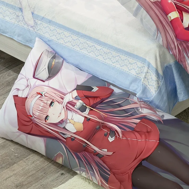 Anime kız yastık kapağı almohada 02 sevgilim franxx seksi vücut kawaii case kız arkadaşı waifu 220507