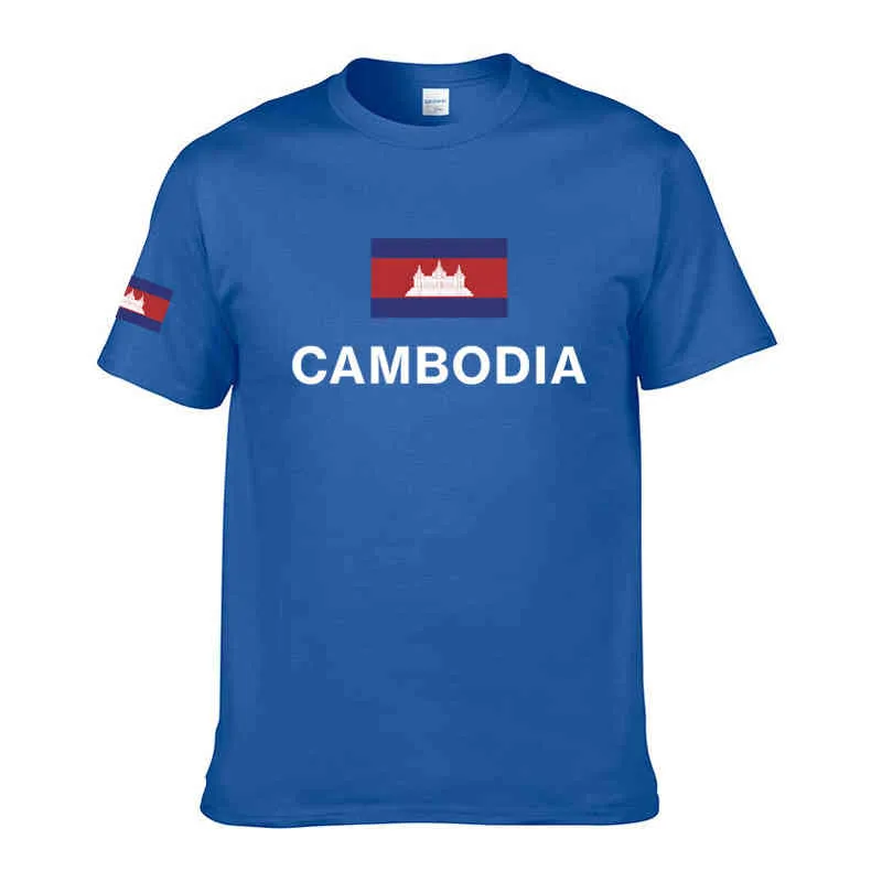 男性Tシャツファッション国のチーム100％コットンTシャツ服ティーカントリースポーツサッカー選手カスタマイズ可能X0621