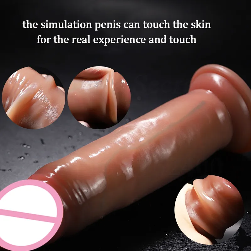 Other Health & Beauty Items Super Realistic Silicone Sliding Foreskin Dildos Wit