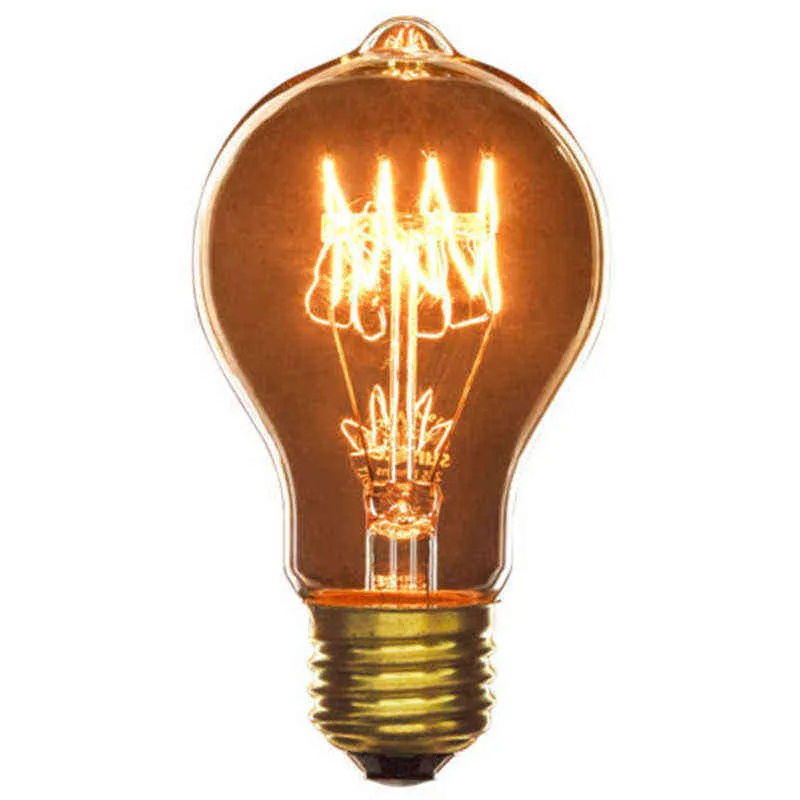 Filament Lamp 60W E27 A60 A19 Теплый белый ретро -ретро -декоративный декоративный лампочка накаливания Edison для дома/бар H220428