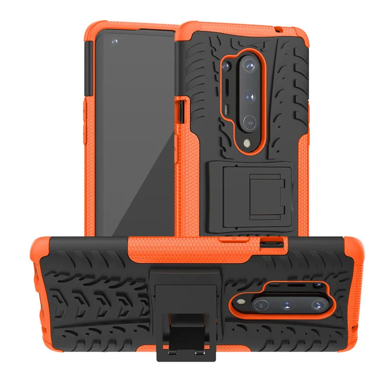 Shockproof Cover Cases For Oneplus 8 7T 7 Pro 6 6T 5 5T 3 Case Silicone Hard PC Protective Back Cover Phone Bumper For Oneplus 8 Pro